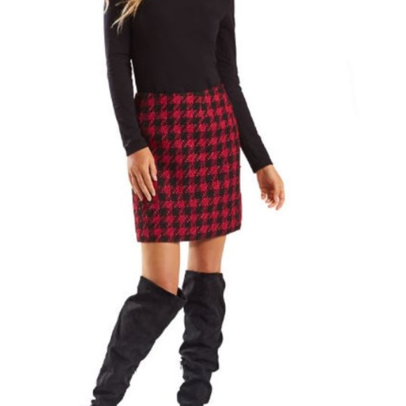 Tommy Hilfiger Dresses & Skirts - Tommy Hilfiger Houndstooth Print Skirt